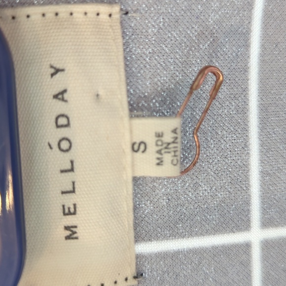 Melloday open vest in window pane - Picture 2 of 4